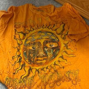 Orange urban outfitters sublime shirt